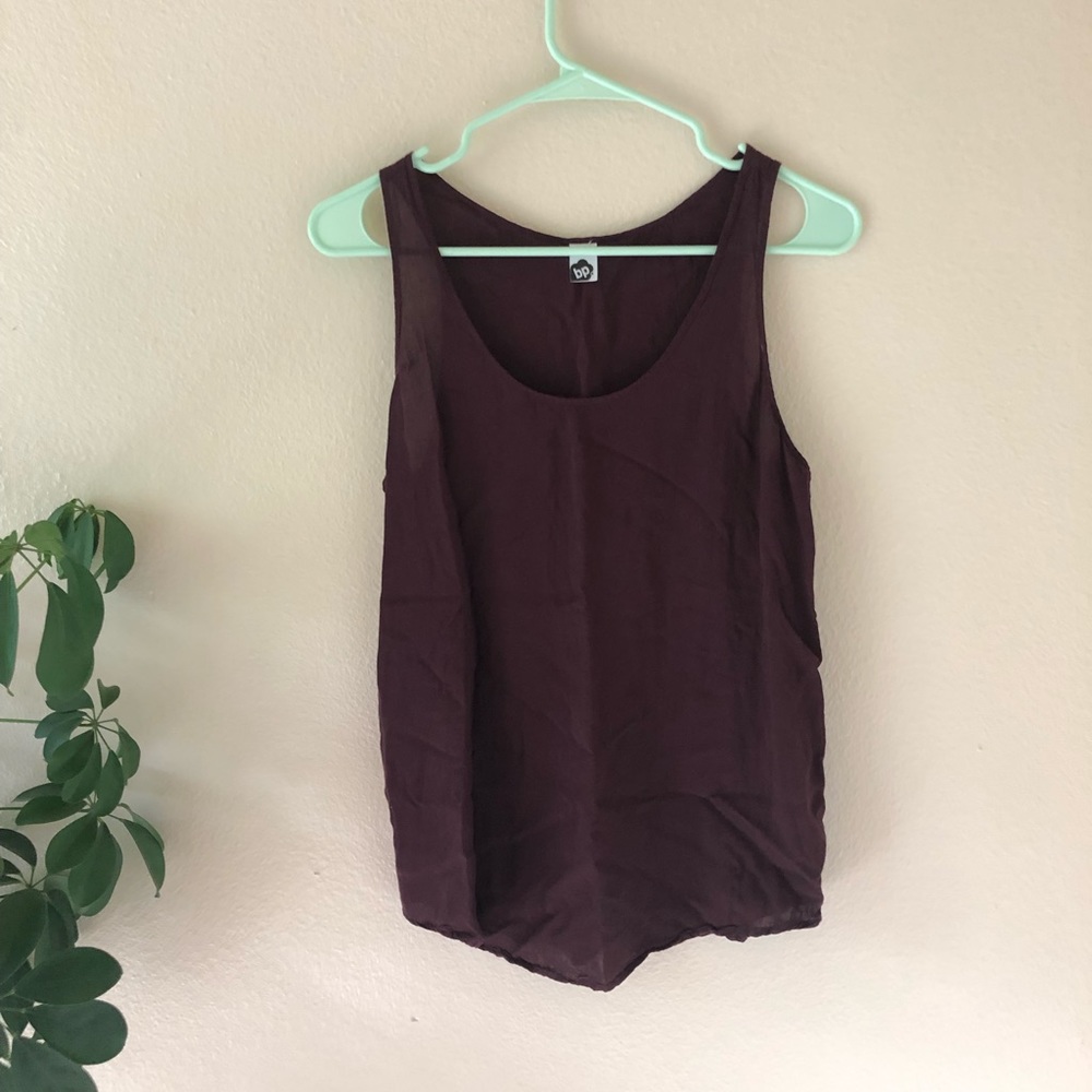 BP dark plum tank.